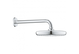 Верхний душ GROHE Tempesta 210 с душевым кронштейном 286 мм 26412000