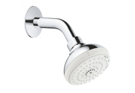 Верхний душ GROHE New Tempesta 100, 3 режима струи, душевой кронштейн шаровый шарнир вращающийся