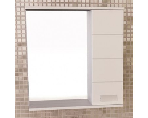 Зеркало-шкаф "Модена-60" белый глянец COMFORTY. 